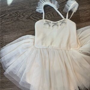 Never worn Noralee Elegant White Tutu Dress for Kids